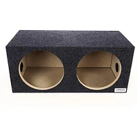 Atrend 15 inch B Box Series 2-Holes Sealed Subwoofer Box | Electronic Express