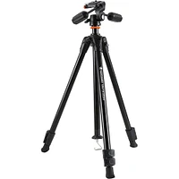 Aluminum Tripod W/ 3Way Pan/Tilt Head | Electronic Express