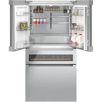 Bosch 20.5 Cu. Ft. Smart Counter-Depth 4-Door Refrigerator | Electronic Express