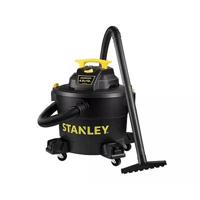 Stanley 10 Gallon 4 MAX HP Wet/Dry Vacuum | Electronic Express