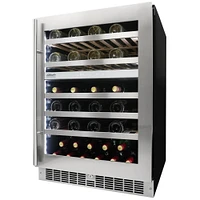 Silhouette Dual Zone 51 Bottle Built-in Wine Cooler | Electronic Express