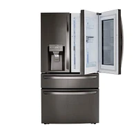 LG 23 Cu.Ft. Black Stainless French Door Refrigerator | Electronic Express