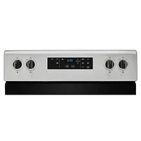 Whirlpool 4.8 Cu. Ft. Stainless Steel 4-Burner Electric Range with Self-Cleaning  | Electronic Express