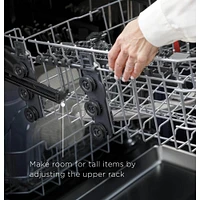 GE 48 dBA Stainless Interior Dishwasher - Stainless Steel  | Electronic Express