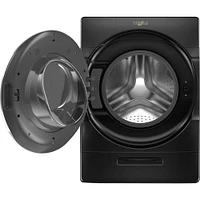 Whirlpool 5.0 Cu. Ft. Black Smart Front Load Washer  | Electronic Express