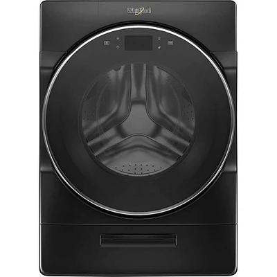 Whirlpool 5.0 Cu. Ft. Black Smart Front Load Washer  | Electronic Express