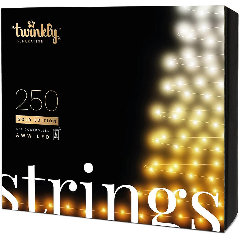 Twinkly 250 LED Strings - Gold Edition  | Electronic Express