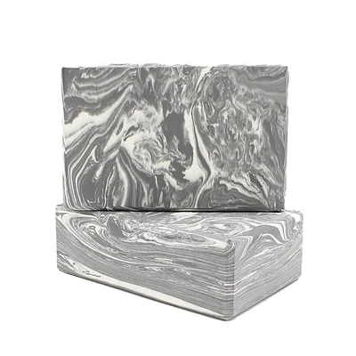 Oak and Reed Form and Function Foam Marble Yoga Block Set - Grey Marble  | Electronic Express