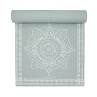 Oak and Reed Medallion Tapestry Yoga Mat (4MM) - Seafoam | Electronic Express