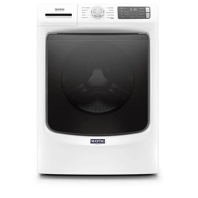Maytag 4.5 Cu. Ft. White Front Load Washer  | Electronic Express