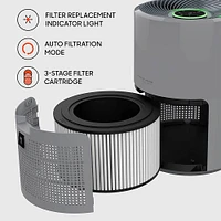 Purify 9 Whole Room True HEPA Air Purifier | Electronic Express