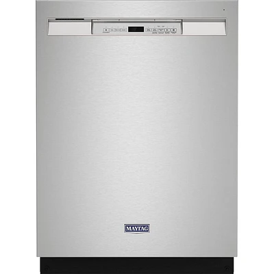 Maytag 50 dBA Stainless Dishwasher with Dual Power Filtration  | Electronic Express