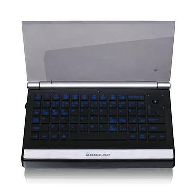 IOGEAR GKM571R 2.4GHz Multimedia Mini Keyboard with Laser Trackball - OPEN BOX | Electronic Express