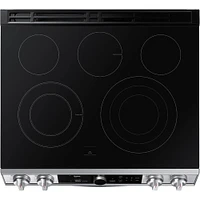 6.3 Cu. Ft. Stainless Dual Door Slide-In Induction Range | Electronic Express