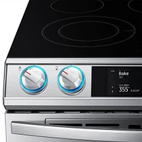 6.3 Cu. Ft. Stainless Dual Door Slide-In Induction Range | Electronic Express