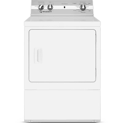 Speed Queen 7.0 Cu. Ft. 5,000 Series White Electric Dryer | Electronic Express
