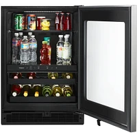 Whirlpool 24 inch Undercounter Beverage Center With Towel Bar Handle | Electronic Express