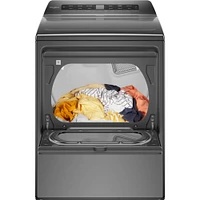 Whirlpool 7.4 Cu. Ft. Chrome Shadow Smart HE Top Load Electric Dryer  | Electronic Express