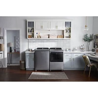 Whirlpool 7.4 Cu. Ft. Chrome Shadow Smart HE Top Load Electric Dryer  | Electronic Express