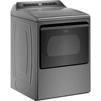 Whirlpool 7.4 Cu. Ft. Chrome Shadow Smart HE Top Load Electric Dryer  | Electronic Express