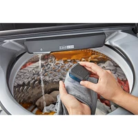 4.8 Cu. Ft. 36-Cycle Top-Load Washer - Chrome Shadow | Electronic Express