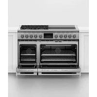 Fisher & Paykel 6.9 Cu. Ft. Stainless Smart 4 Burner Dual Fuel Range  | Electronic Express