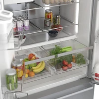 Bosch 21.6 Cu. Ft. Stainless Counter-Depth French 3 Door Refrigerator  | Electronic Express