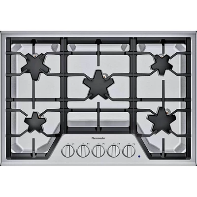 Thermador 30 inch Masterpiece Series Stainless Steel Gas Cooktop | Electronic Express