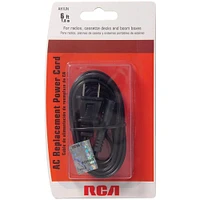 RCA AH1UN-OBX Universal Replacement Power Cord | Electronic Express