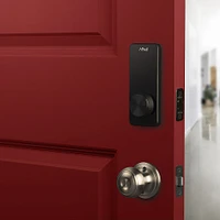 Alfred DB1-A Smart Door Lock with Key Override - Black | Electronic Express