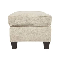 Ashley Abinger Ottoman - Natural | Electronic Express