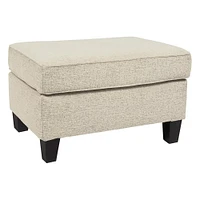 Ashley Abinger Ottoman - Natural | Electronic Express