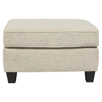 Ashley Abinger Ottoman - Natural | Electronic Express