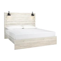 Ashley Cambeck King Panel Bed - Whitewash | Electronic Express