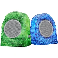 Ion Audio Glow Rocker Outdoor Speaker Pair with Bluetooth | Electronic Express