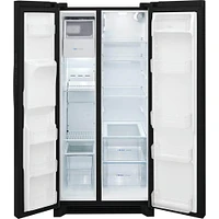 Frigidaire 22 Cu. Ft. Black Side-By-Side Refrigerator | Electronic Express