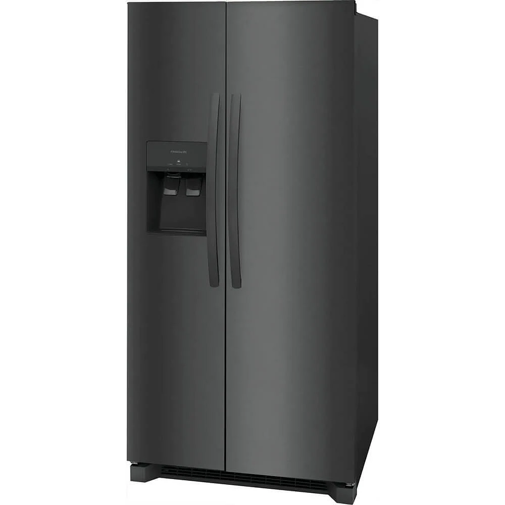 Frigidaire Cu. Ft. Black Stainless Side-By-Side Refrigerator | Electronic Express