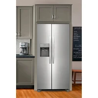 Frigidaire 22 Cu. Ft. Stainless Steel Side-By-Side Refrigerator | Electronic Express