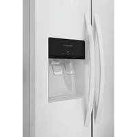 Frgidaire 22 Cu. Ft. White Side-By-Side Refrigerator | Electronic Express