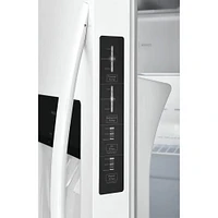 Frgidaire 22 Cu. Ft. White Side-By-Side Refrigerator | Electronic Express