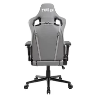 RTA Products Techni Sport Ergonomic High Back Gaming Chair - Gray/White | Electronic Express