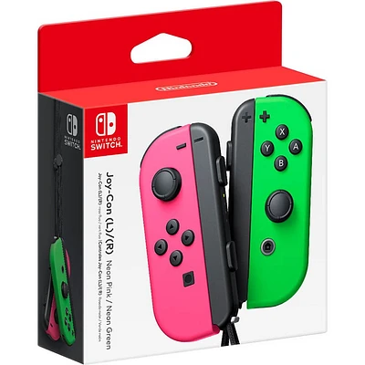 Nintendo Joy-Con L/R - Neon Pink/Green | Electronic Express