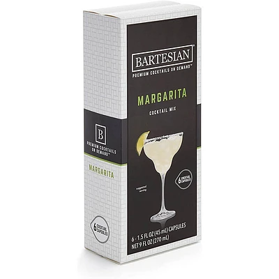 Bartesian Margarita Cocktail Mix Capsule for Bartesian Cocktail Maker (6-Pack) | Electronic Express