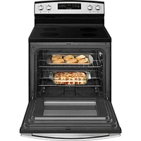 Amana AER6303MFS-OBX 4.8 Cu. Ft. Free Standing Stainless Steel Range | Electronic Express
