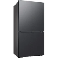 Samsung 23 Cu. Ft. Bespoke Matte Black Steel Smart 4-Door Flex Refrigerator | Electronic Express