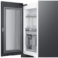 Samsung 23 Cu. Ft. Bespoke Matte Black Steel Smart 4-Door Flex Refrigerator | Electronic Express