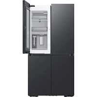 Samsung 23 Cu. Ft. Bespoke Matte Black Steel Smart 4-Door Flex Refrigerator | Electronic Express