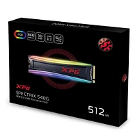 XPG SPECTRIX S40G RGB M.2 2280 Solid State Drive - 512GB | Electronic Express