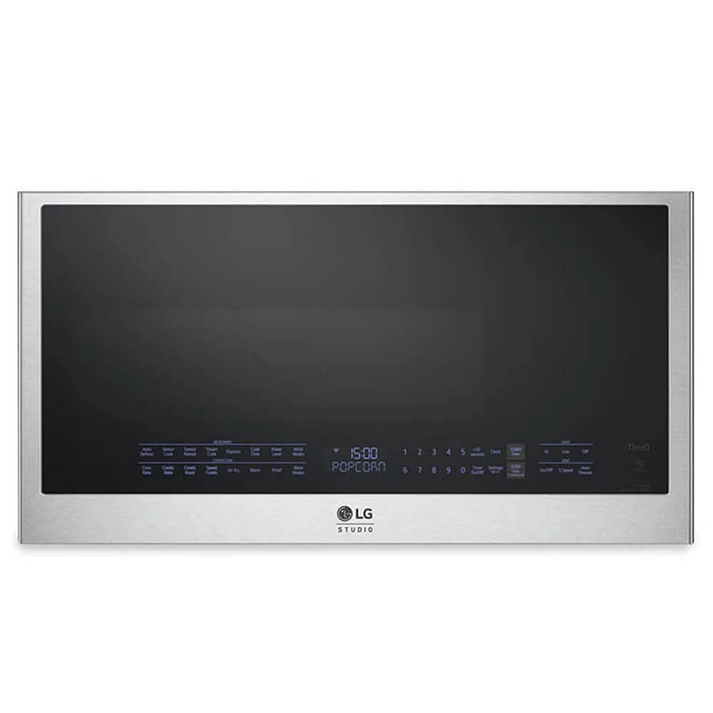 LG Studio 1.7 Cu. Ft. Stainless Over-the-Range Convection Microwave Oven | Electronic Express