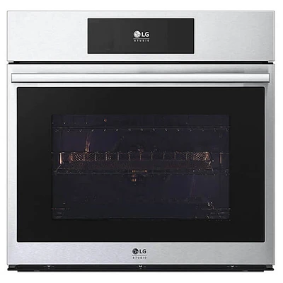 LG Studio 4.7 Cu. Ft. Stainless Smart Electric Single Built-In Wall Oven | Electronic Express